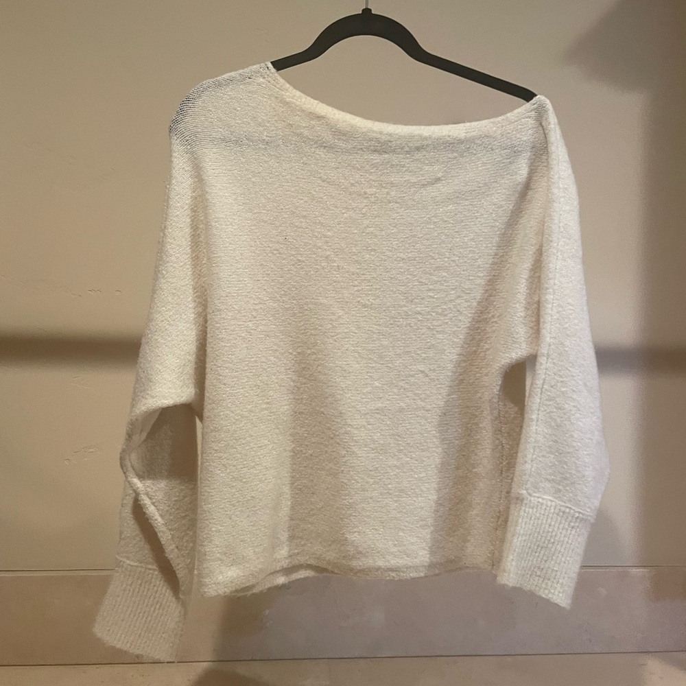 Off shoulder sweater